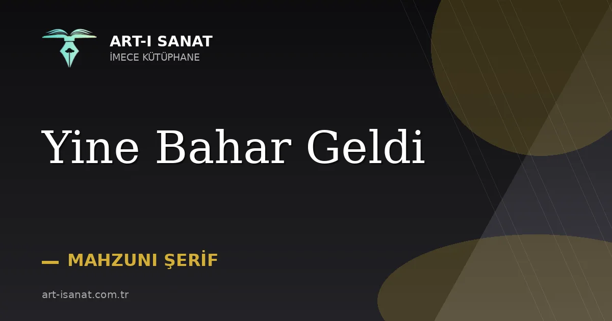 Yine Bahar Geldi