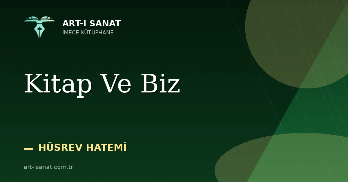 Kitap Ve Biz