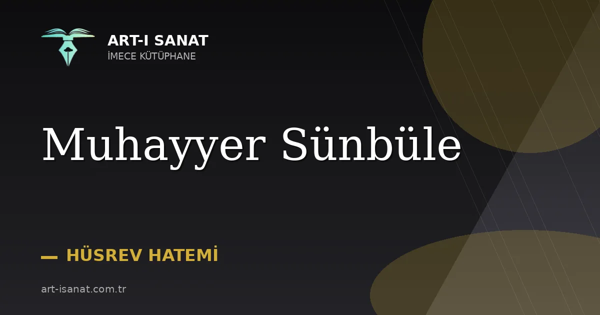Muhayyer Sünbüle