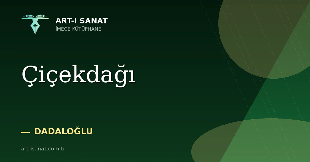 Çiçekdağı