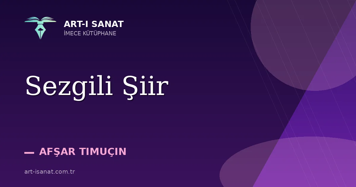 Sezgili Şiir