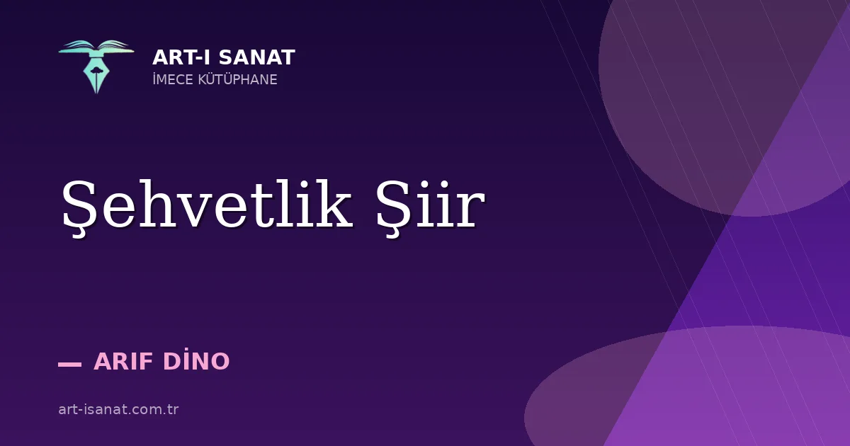 Şehvetlik Şiir
