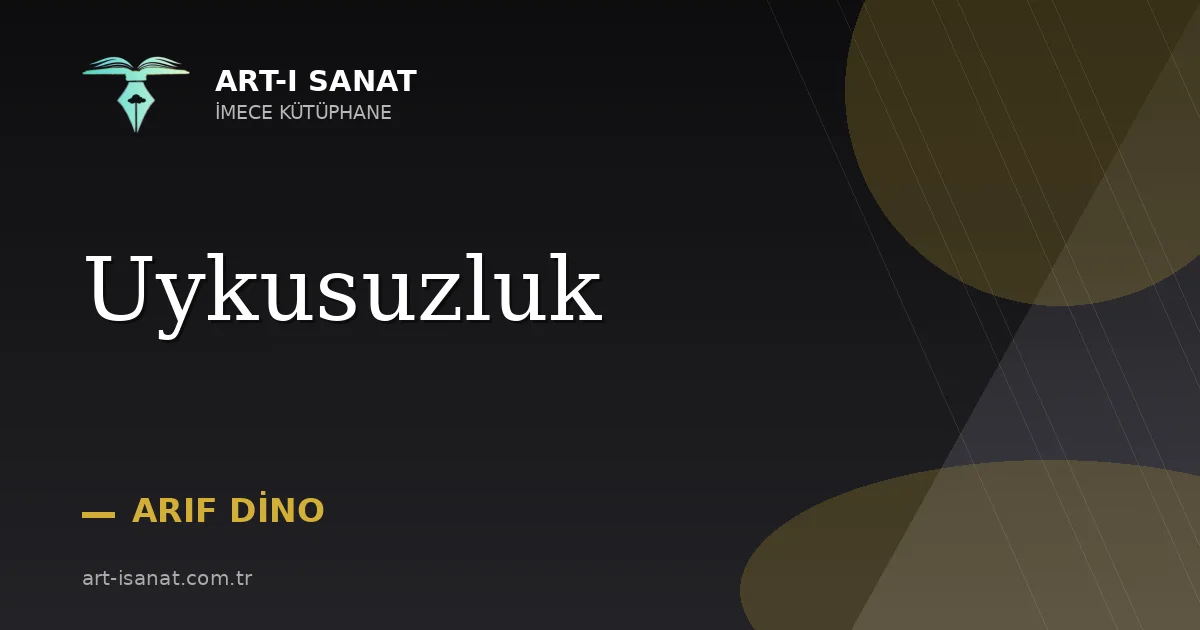 Uykusuzluk
