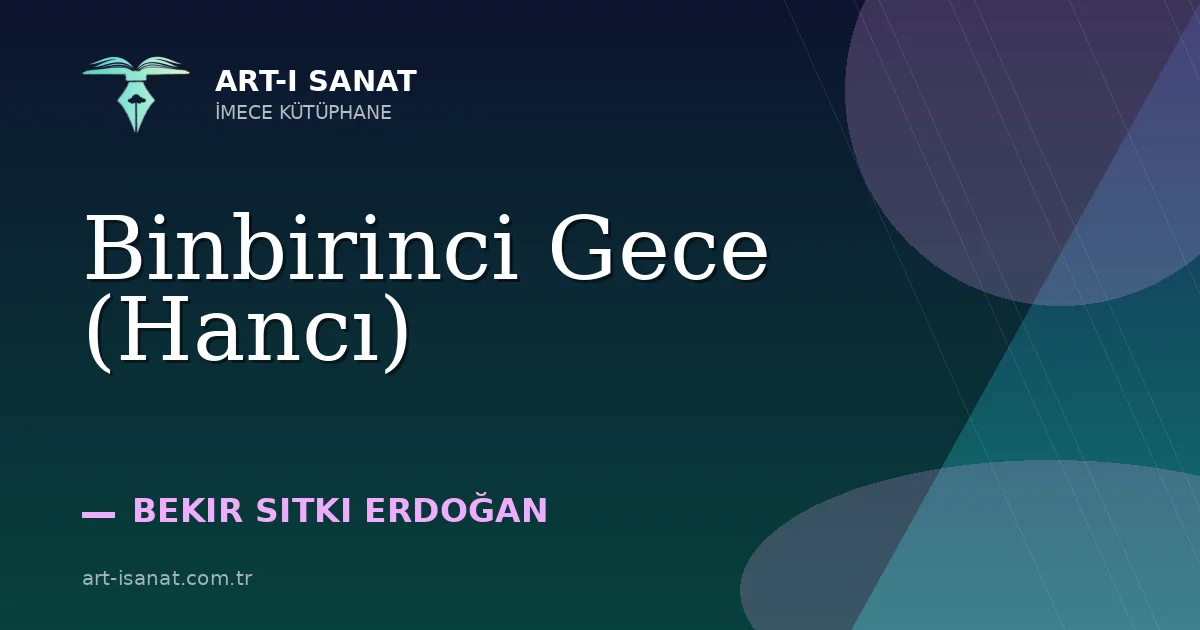 Binbirinci Gece (Hancı)