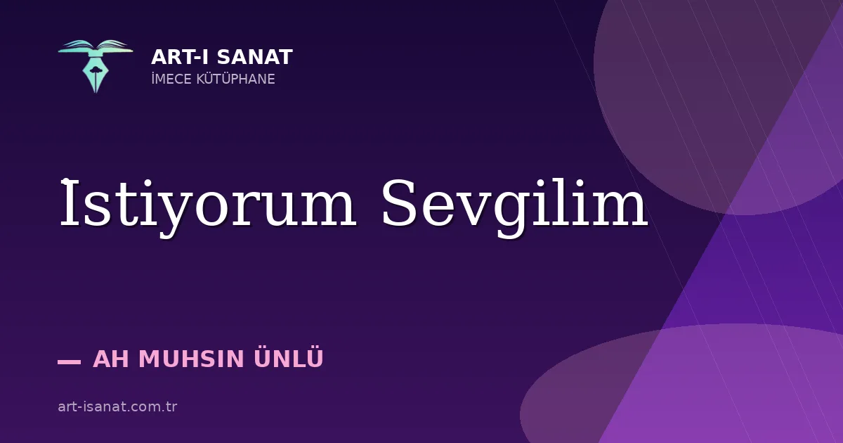 İstiyorum Sevgilim