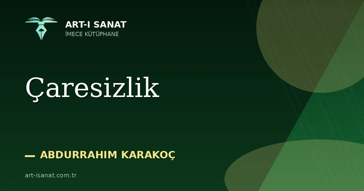 Çaresizlik