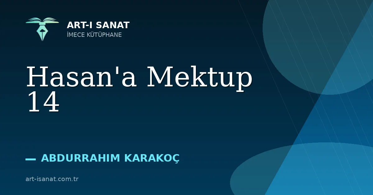 Hasan'a Mektup 14