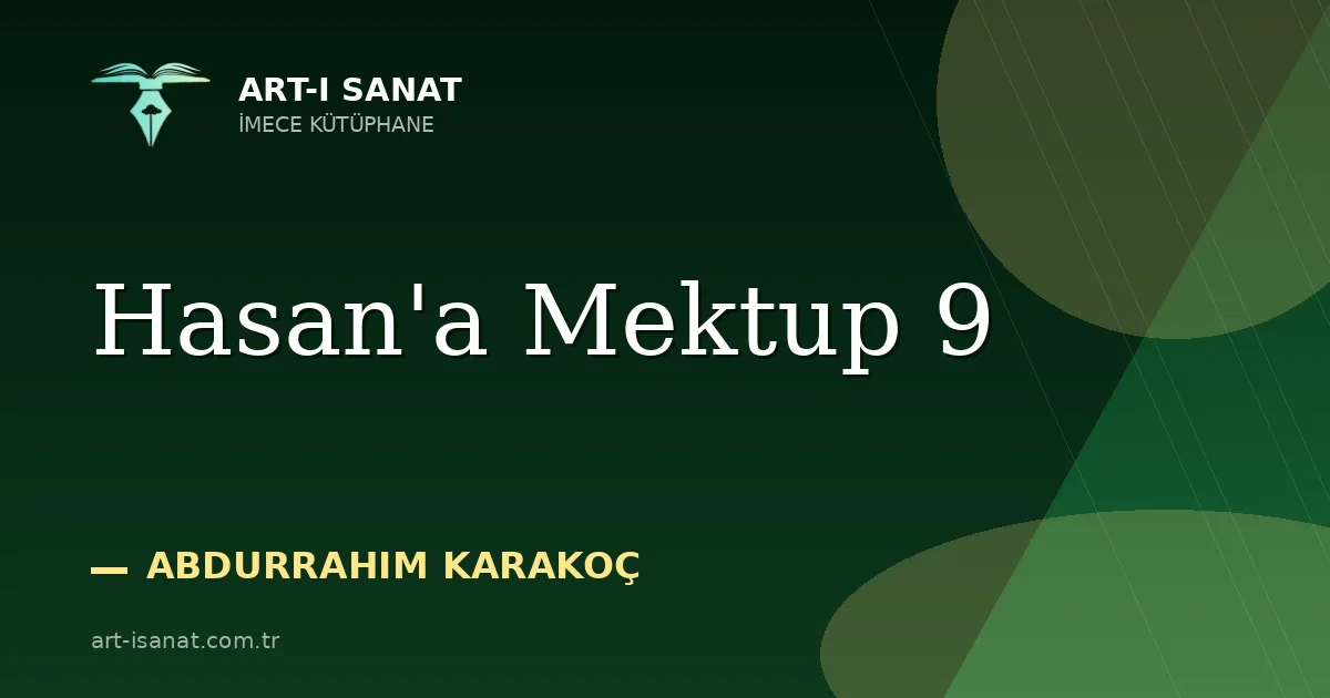 Hasan'a Mektup 9