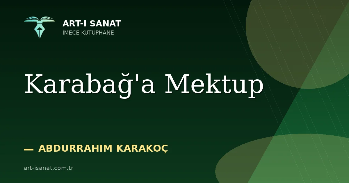 Karabağ'a Mektup