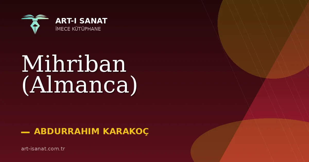 Mihriban (Almanca)