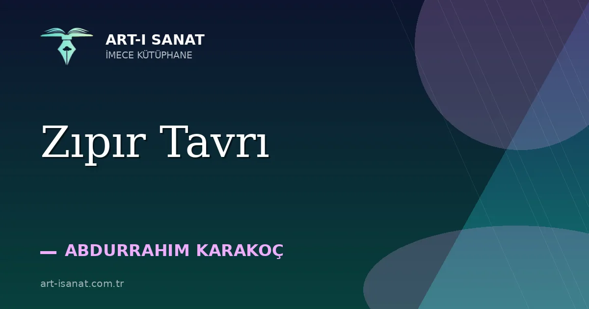 Zıpır Tavrı