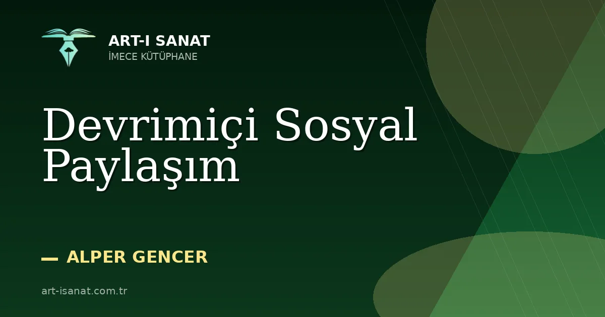 Devrimiçi Sosyal Paylaşım