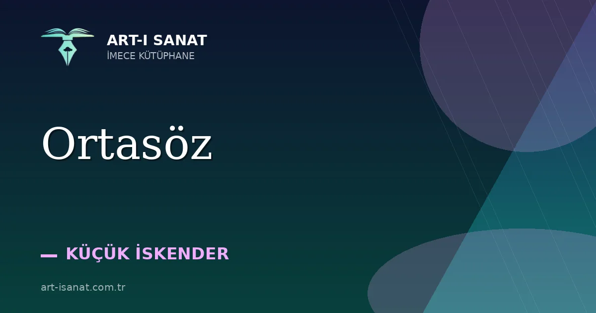 Ortasöz