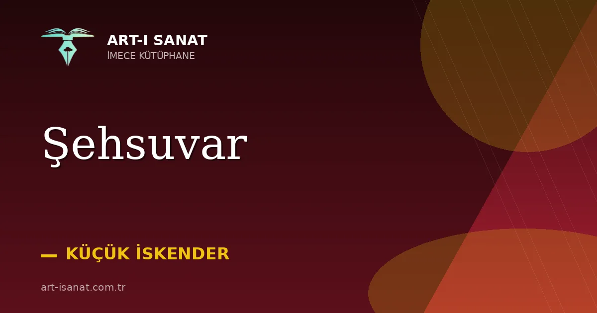 Şehsuvar
