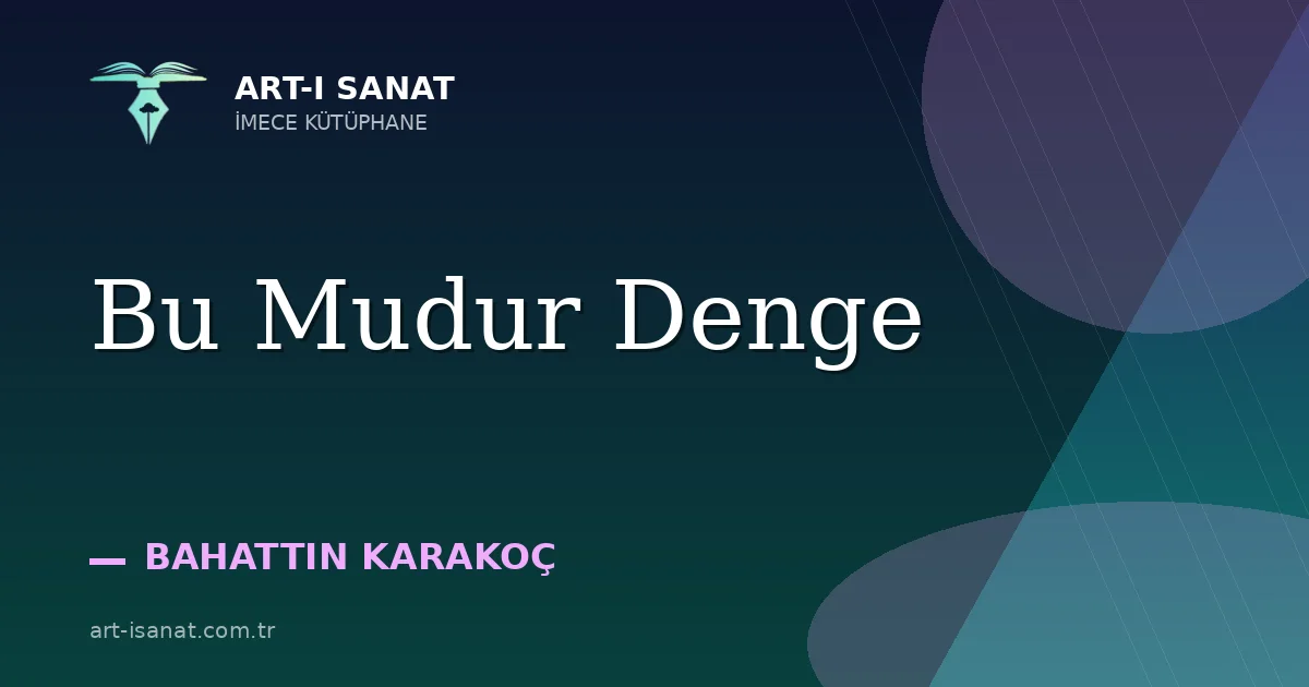 Bu Mudur Denge