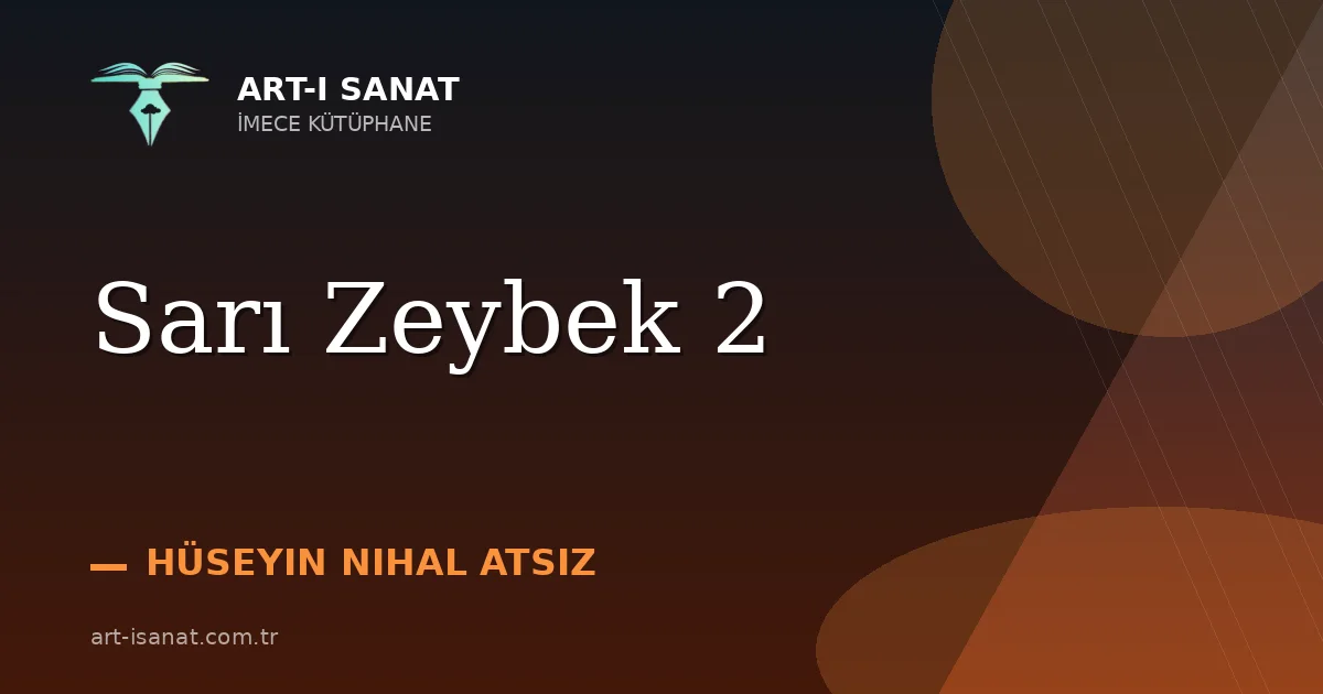 Sarı Zeybek 2