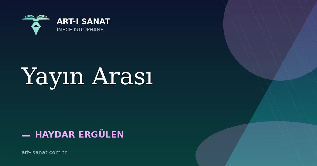 Yayın Arası