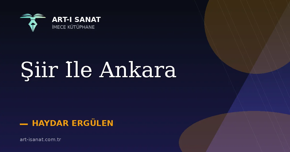 Şiir İle Ankara