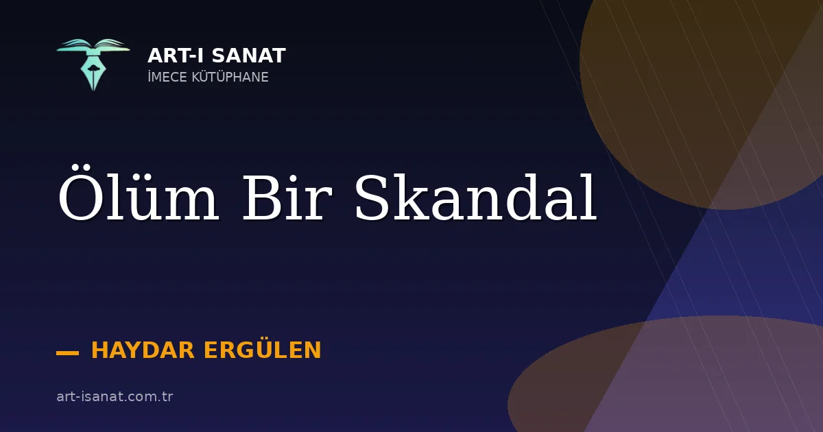 Ölüm Bir Skandal