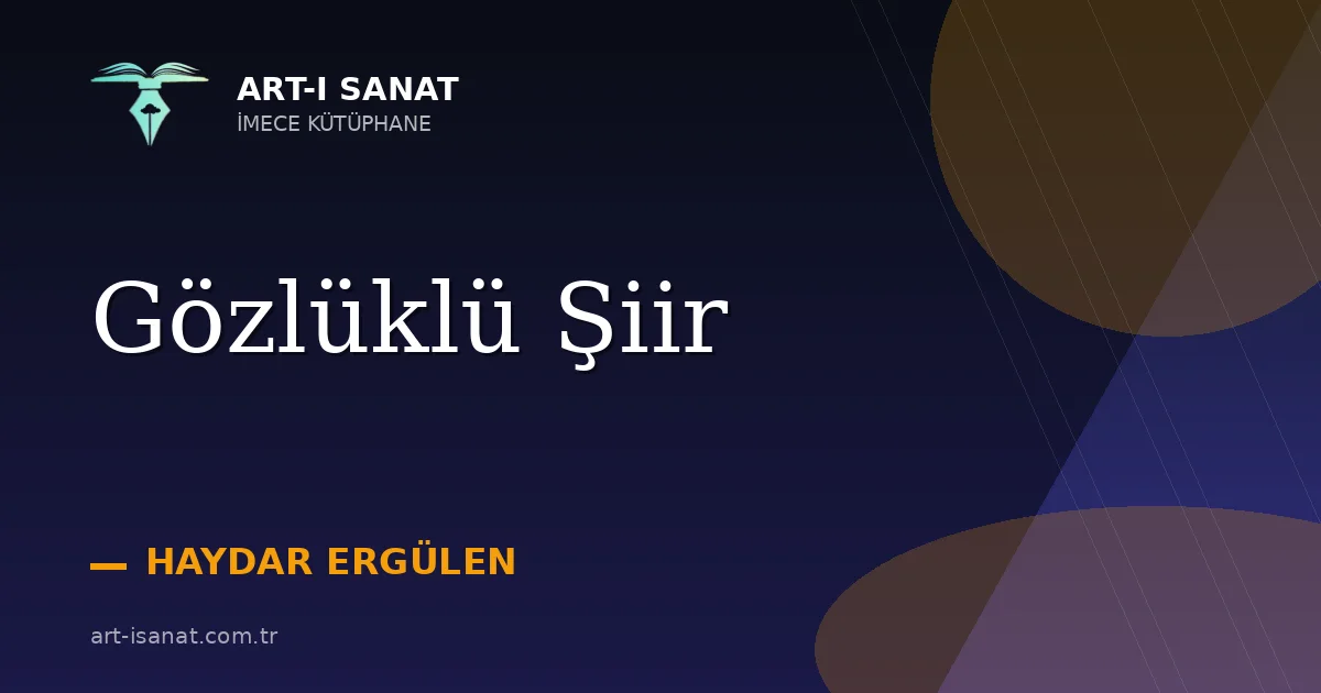 Gözlüklü Şiir