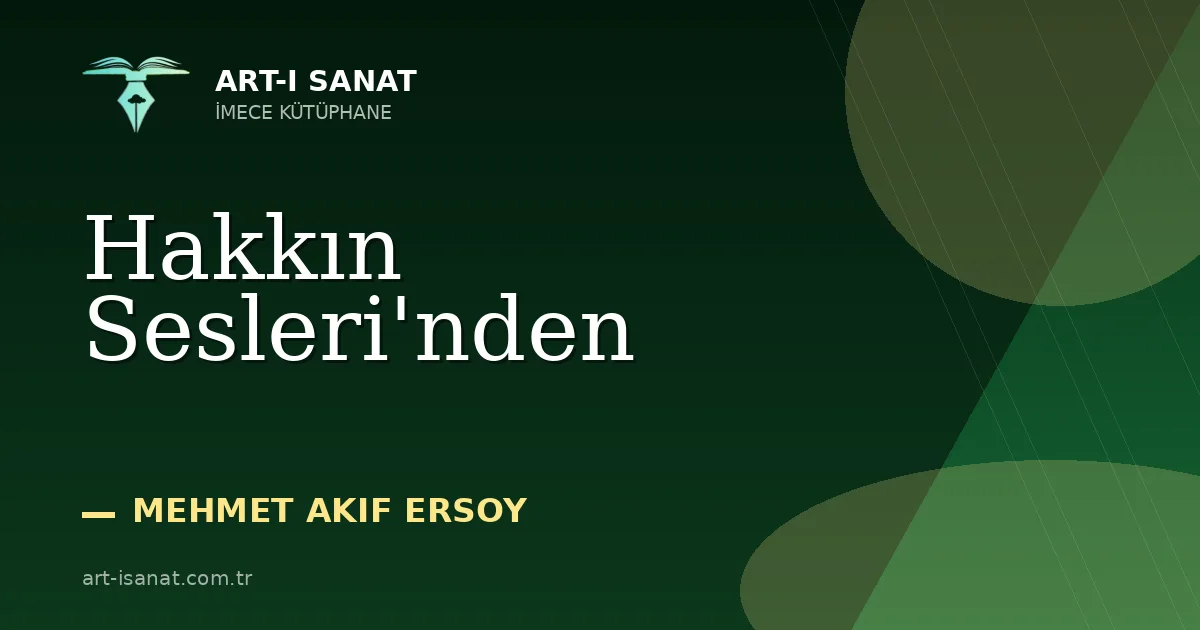 Hakkın Sesleri'nden
