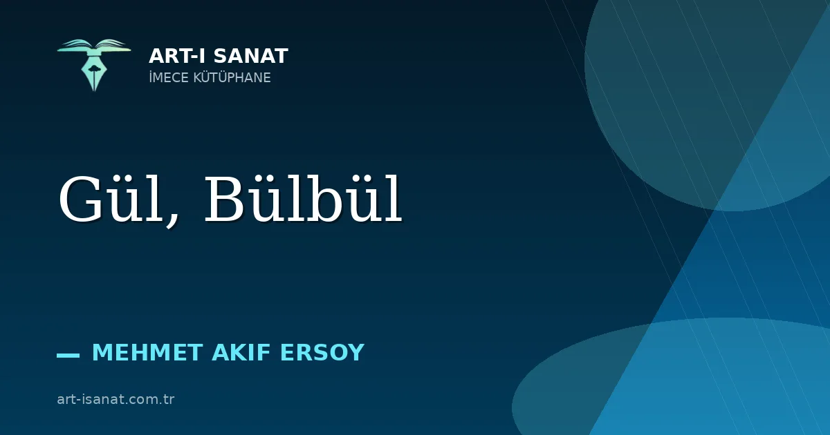 Gül, Bülbül