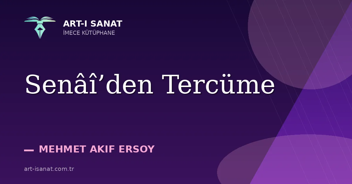 Senâî’den Tercüme