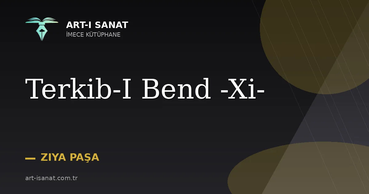 Terkib-I Bend -Xi-