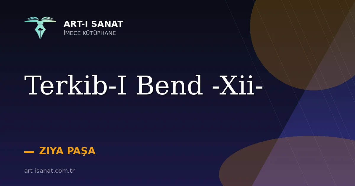 Terkib-I Bend -Xii-
