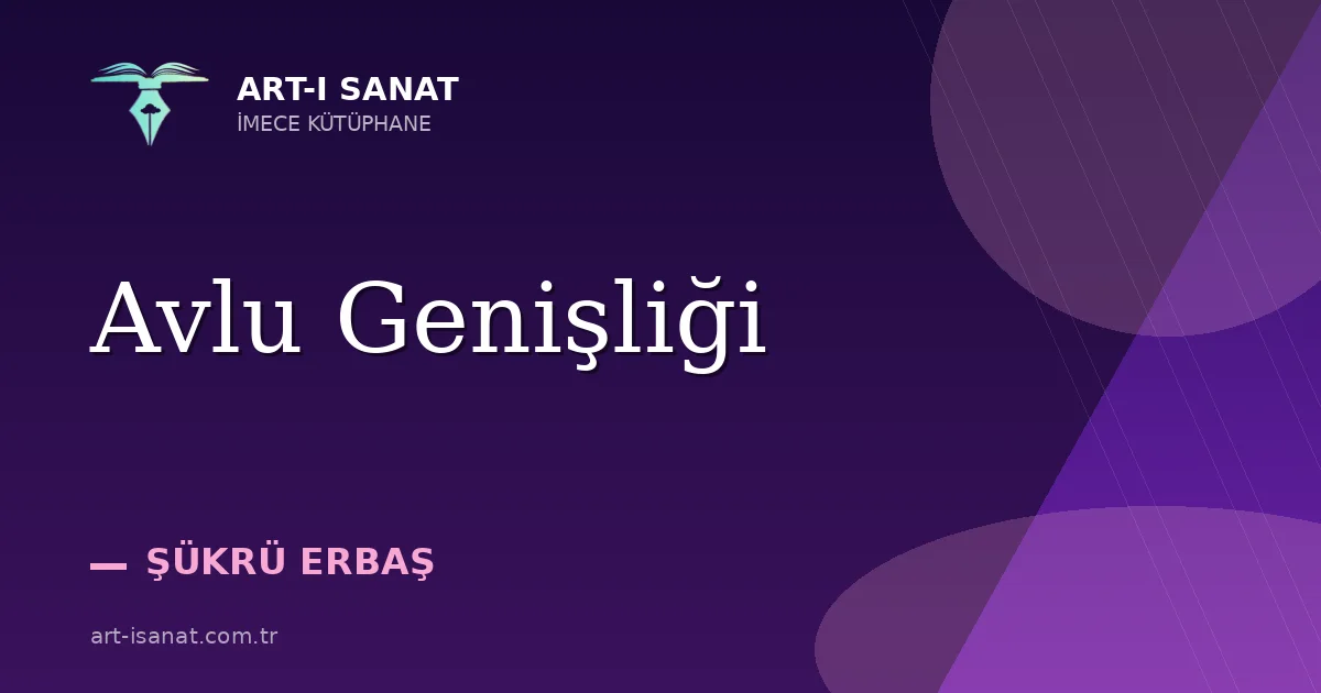 Avlu Genişliği