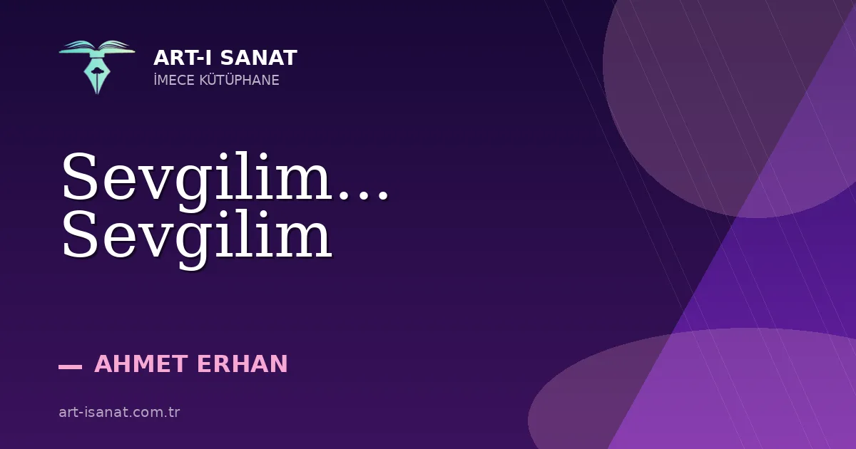 Sevgilim... Sevgilim