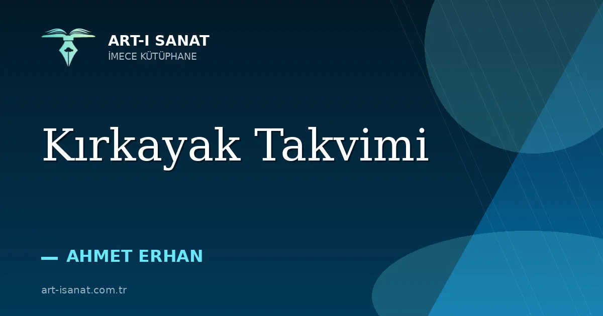 Kırkayak Takvimi