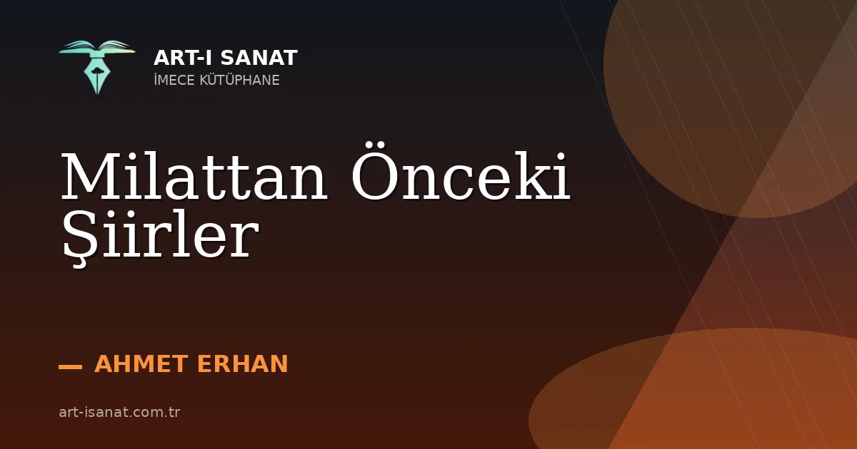 Milattan Önceki Şiirler