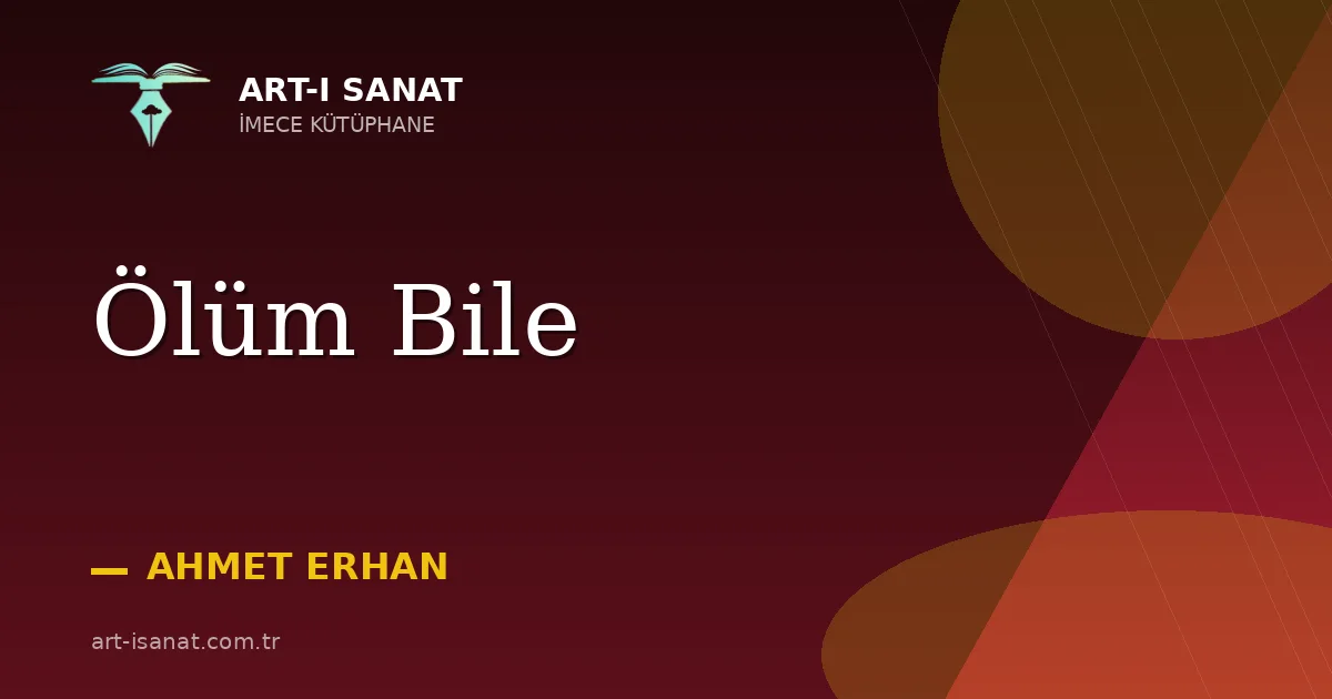 Ölüm Bile