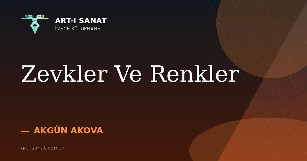 Zevkler Ve Renkler