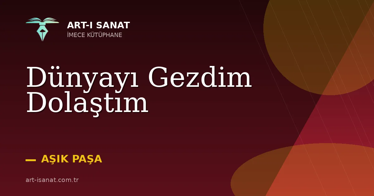 Dünyayı Gezdim Dolaştım