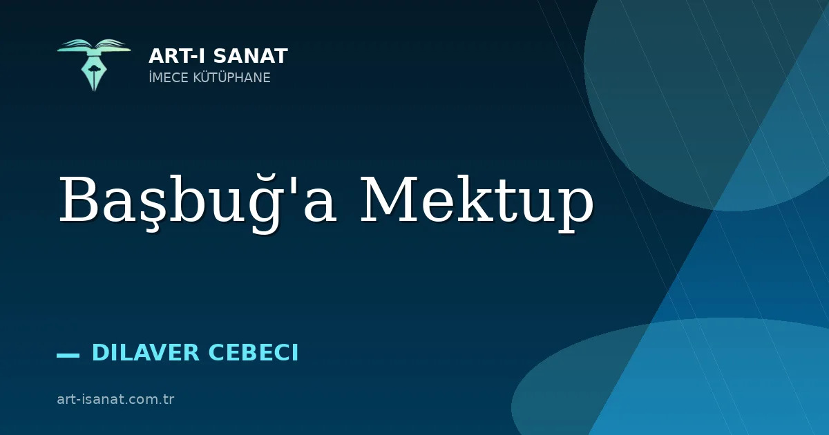 Başbuğ'a Mektup