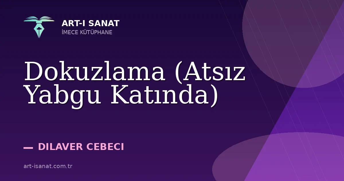 Dokuzlama (Atsız Yabgu Katında)