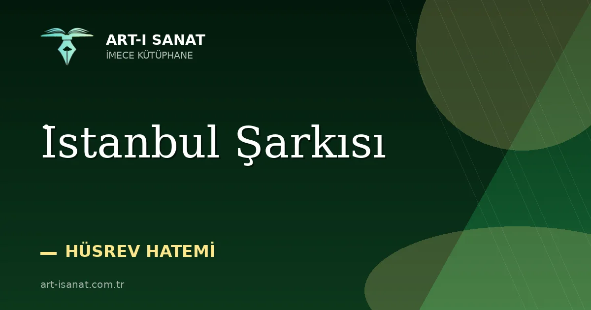 İstanbul Şarkısı