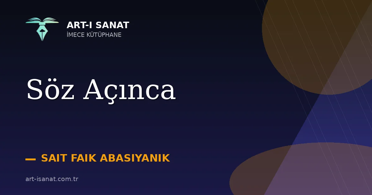 Söz Açınca
