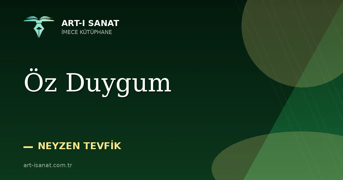 Öz Duygum