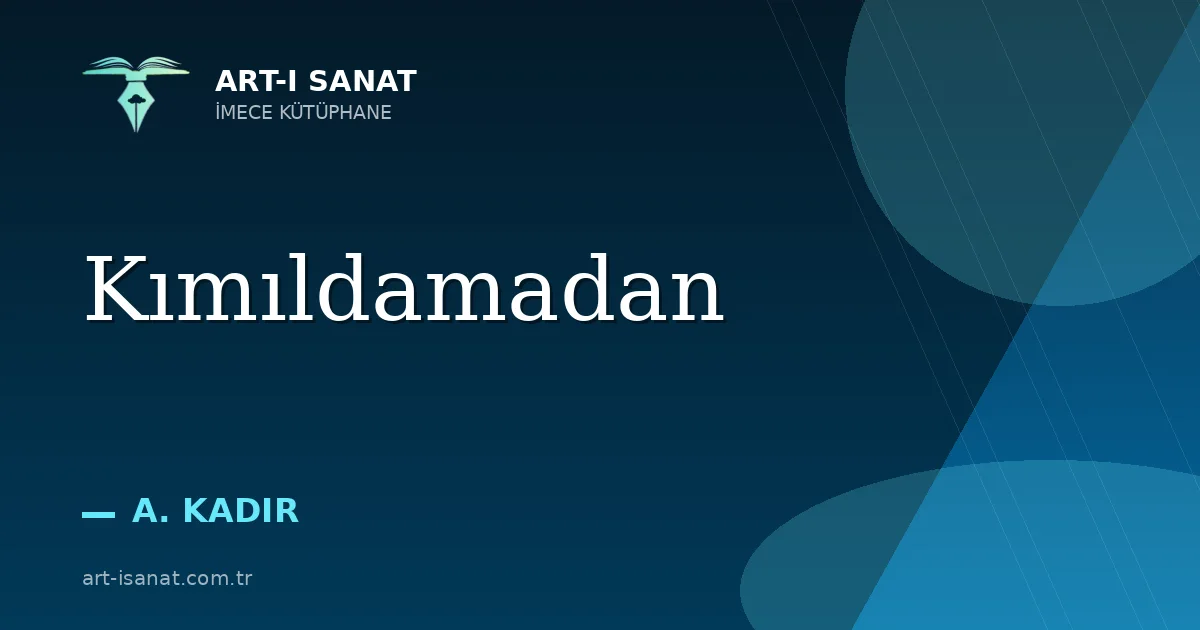 Kımıldamadan