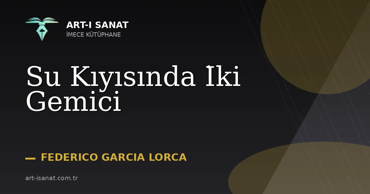 Su Kıyısında İki Gemici