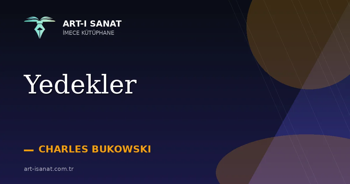 Yedekler