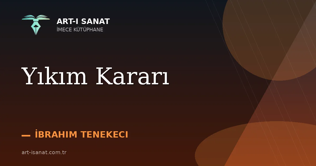 Yıkım Kararı