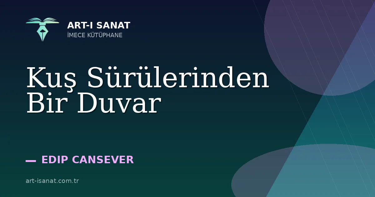 Kuş Sürülerinden Bir Duvar