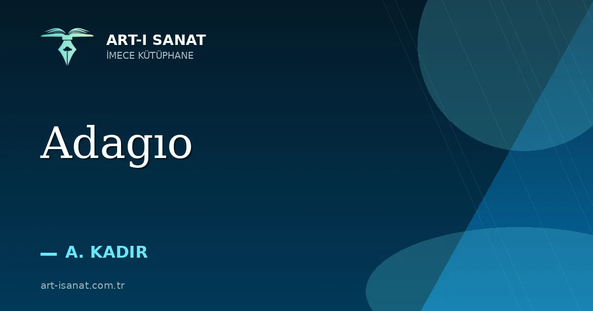 Adagıo