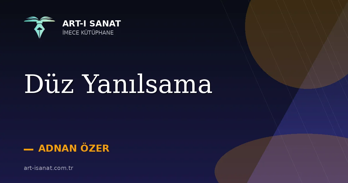 Düz Yanılsama