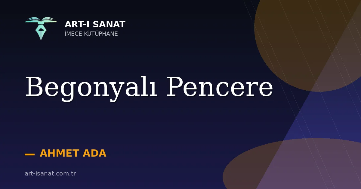 Begonyalı Pencere