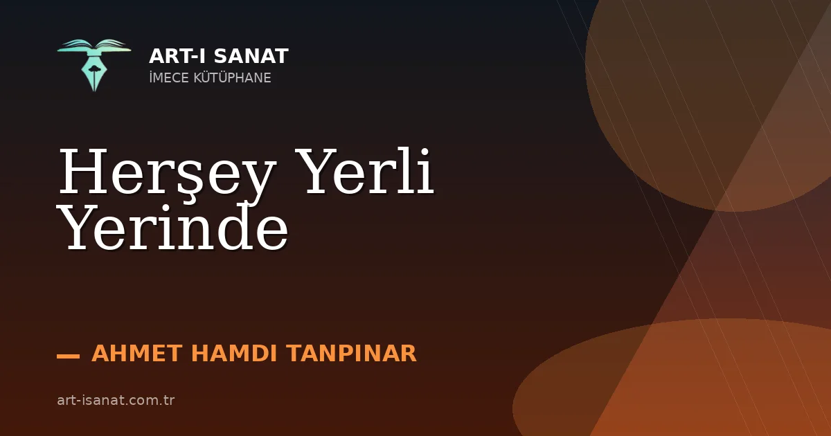 Herşey Yerli Yerinde
